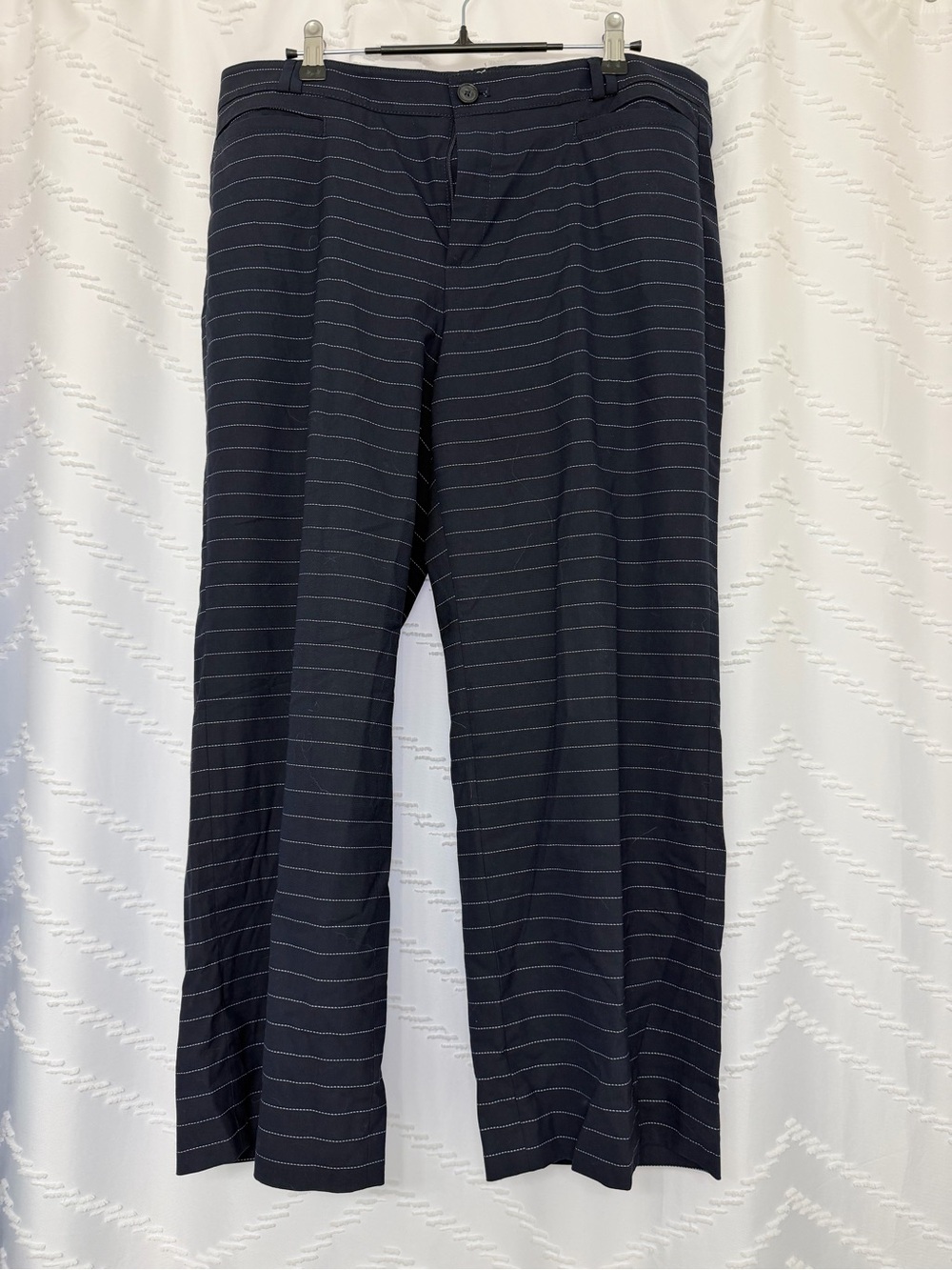 Banana Republic Navy Logan Crop Dress Pants